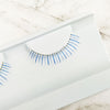 blue false eyelashes natural short bottom under false lashes