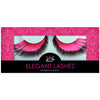 pink drag queen Halloween feather false eyelashes | Elegant Lashes F357