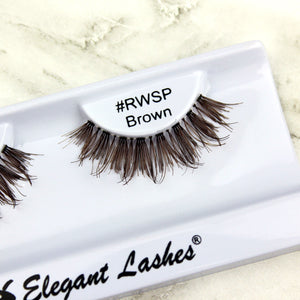 Brown wispy lashes | Elegant Lashes #RWSP Brown