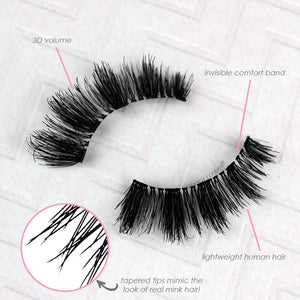 Elegant Lashes Plush 3d human hair lashes