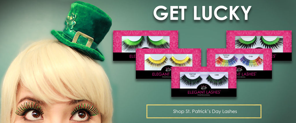 St Patrick's Day Lashes