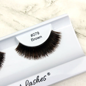 Elegant Lashes 079 thick dramatic brown lashes for dancers cheerleaders