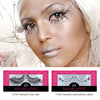 C742 Silver Foil 5-Piece Winged Carnival Color Bottom Lashes