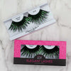 C848 Spiky Green Metallic Mix Carnival Color Drag Lashes