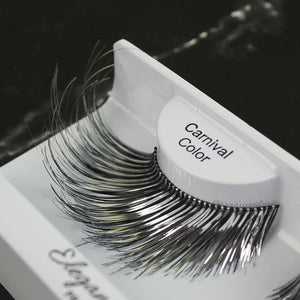 C943 Wispy Silver Mix Carnival Color Drag Lashes