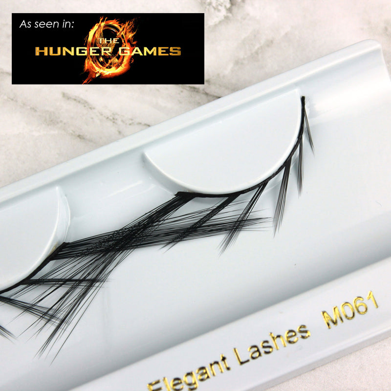 Bold long statement bottom under lower false eyelashes as seen in The Hunger Games  | Elegant Lashes M061