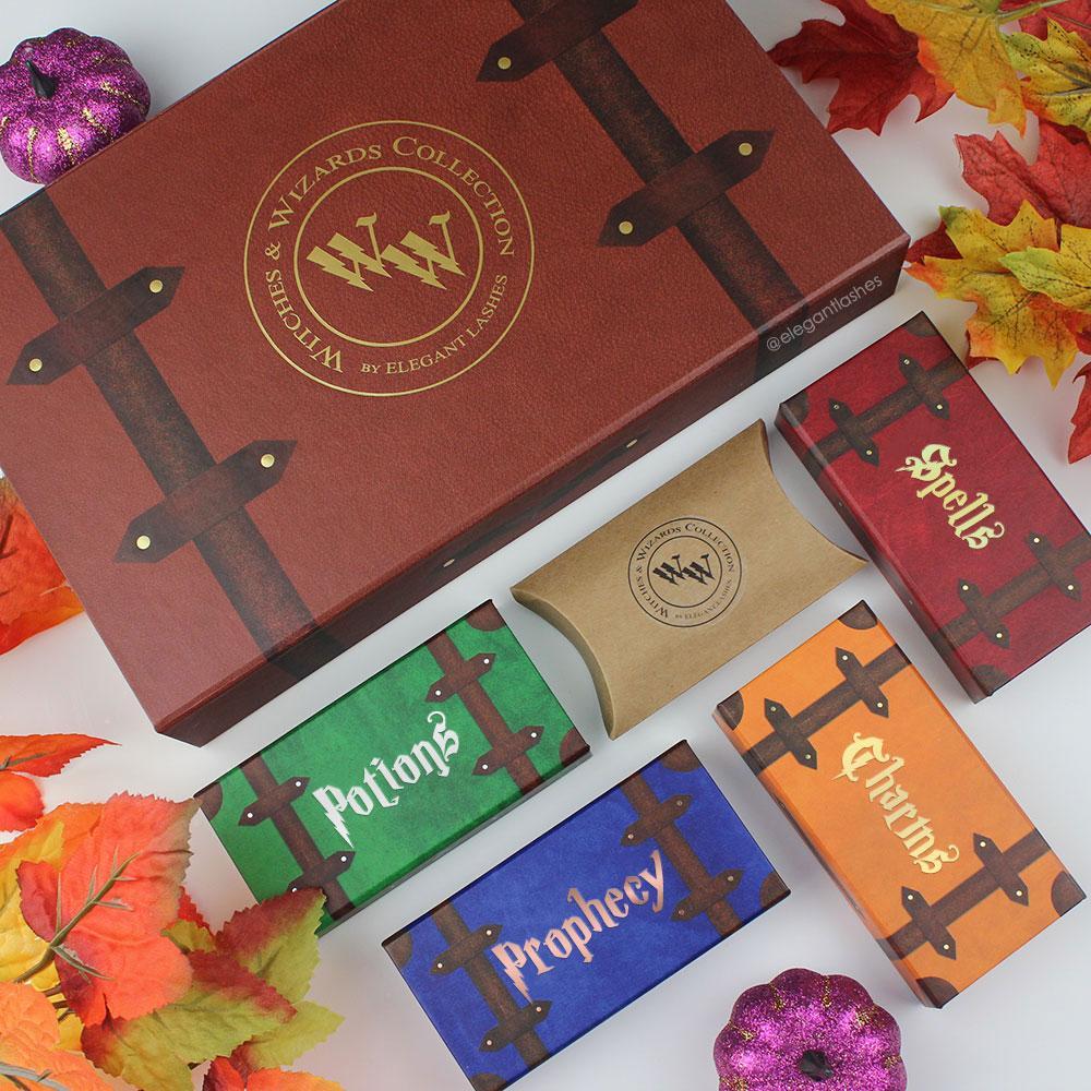 harry potter hogwarts eyelash set gift box | Witches & Wizards Collection by Elegant Lashes